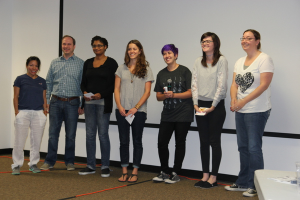 1st Prize winners: Texas Women's Clinic Finder with Judges
